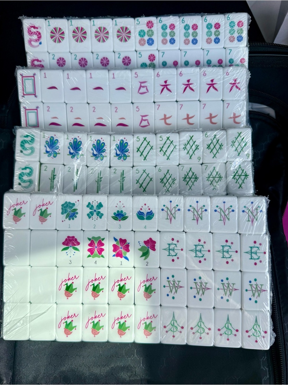 Acrylic Mahjong Tiles